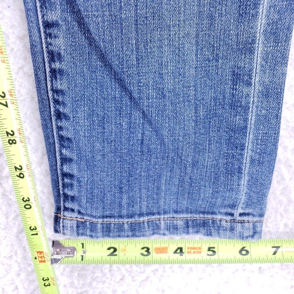 Converse The Skinny Vintage Distressed Jeans Women Size 6 Low Rise Denim Pants - Picture 4 of 11